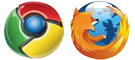 icona dei browser Chrome e Firefox